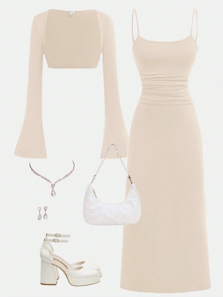 Robe élégante avec boléro