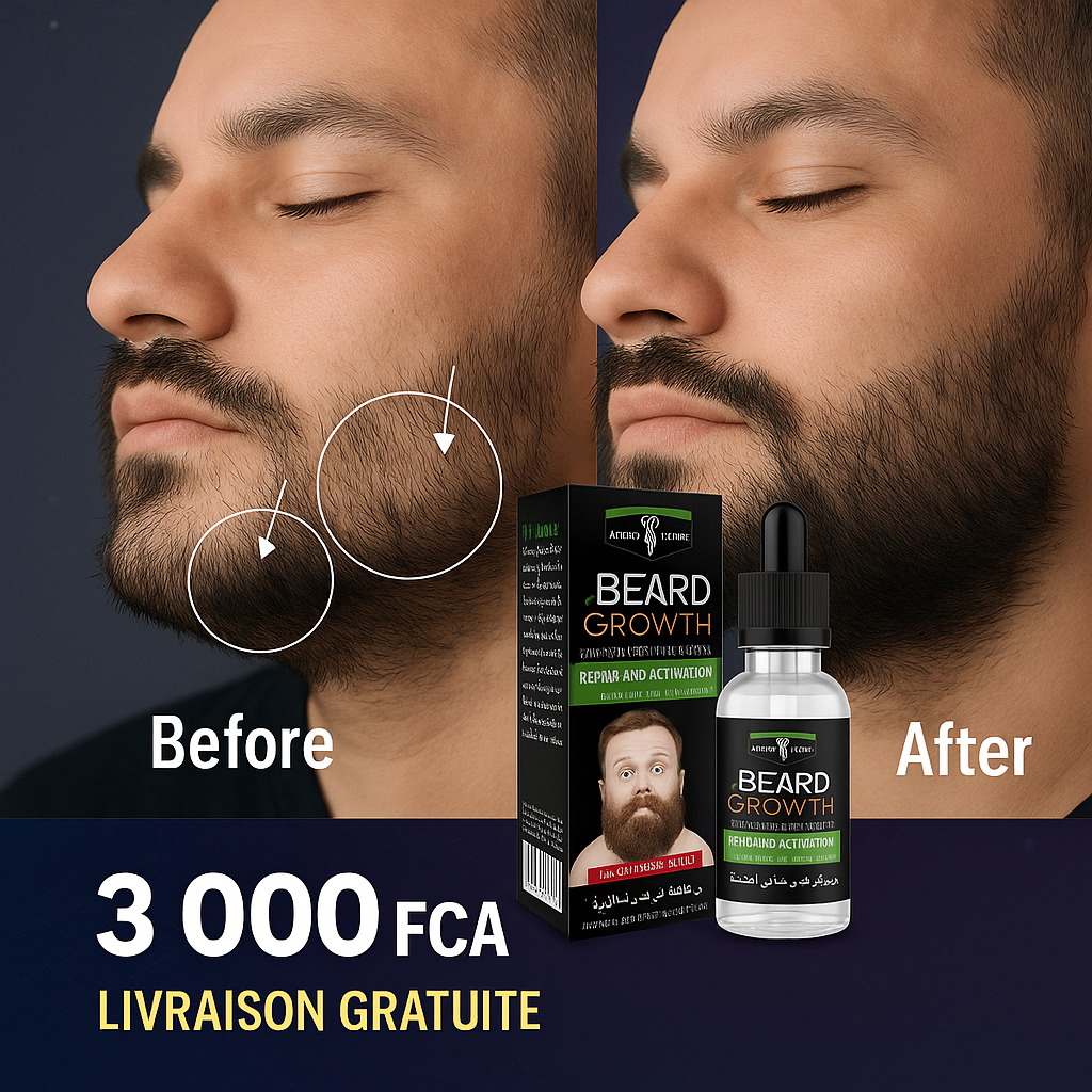 Huile Croissance Barbe Réparatrice