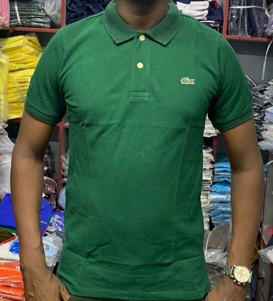 Polo vert classique pour hommes