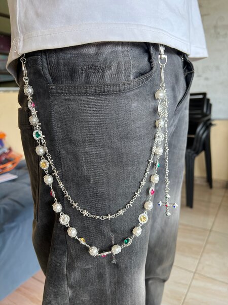 Chaîne de pantalon bijou élégant