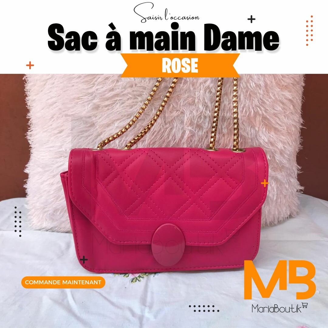Sac à main rose élégant