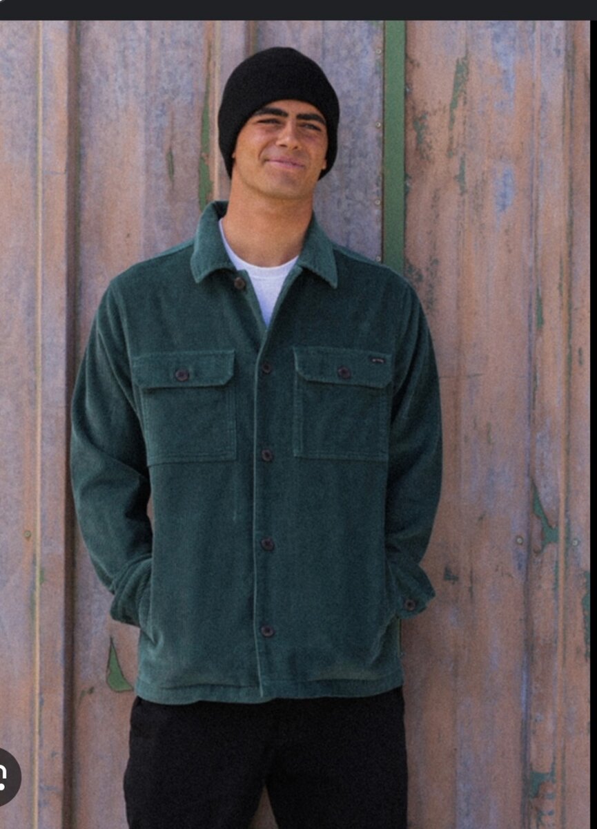 Surchemise en velours côtelé