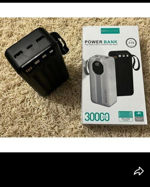 Power Bank 30000mAh USB