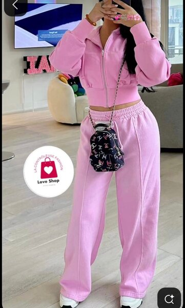 Ensemble survêtement rose