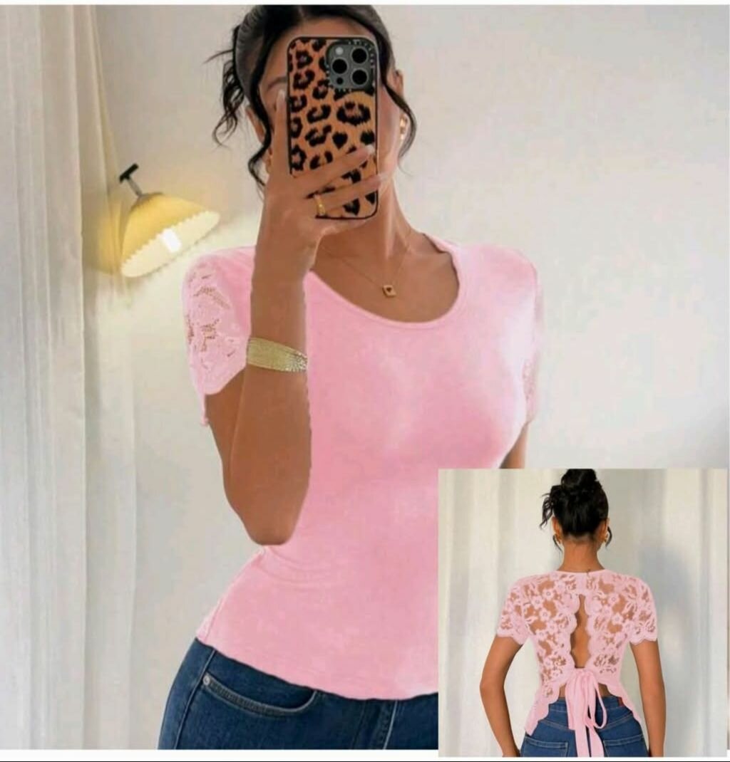 Top féminin dentelle stylée