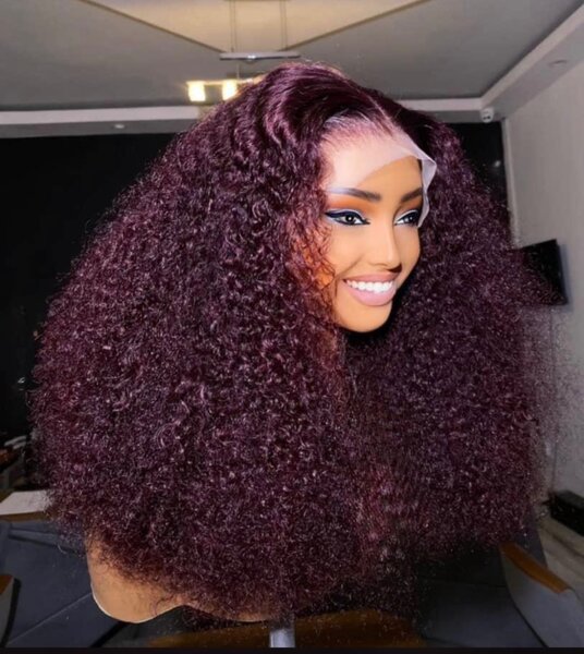 Perruque  bouclée(Kinky curly)