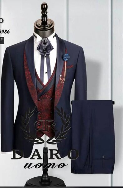 COSTUME DE CÉRÉMONIE 5 PIÈCES POUR HOMME 