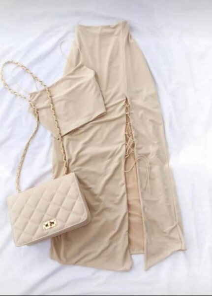 Ensemble Élégant Femme Beige
