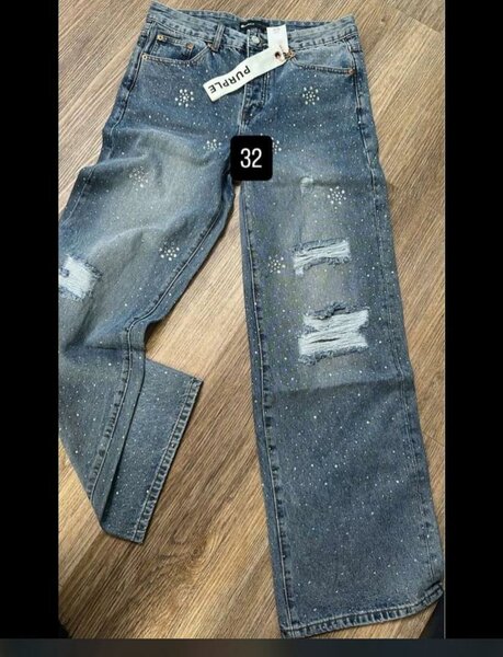Jeans brodés tendance