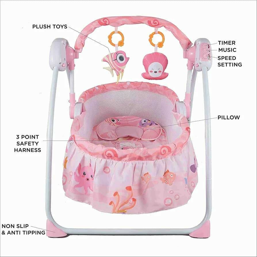 berceau électrique pour bébé à bascule automatique