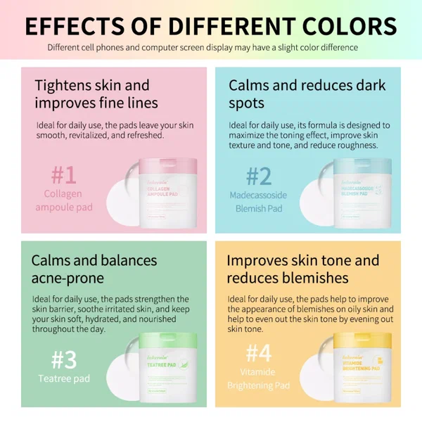 Pads de cotons vitaminDakrain