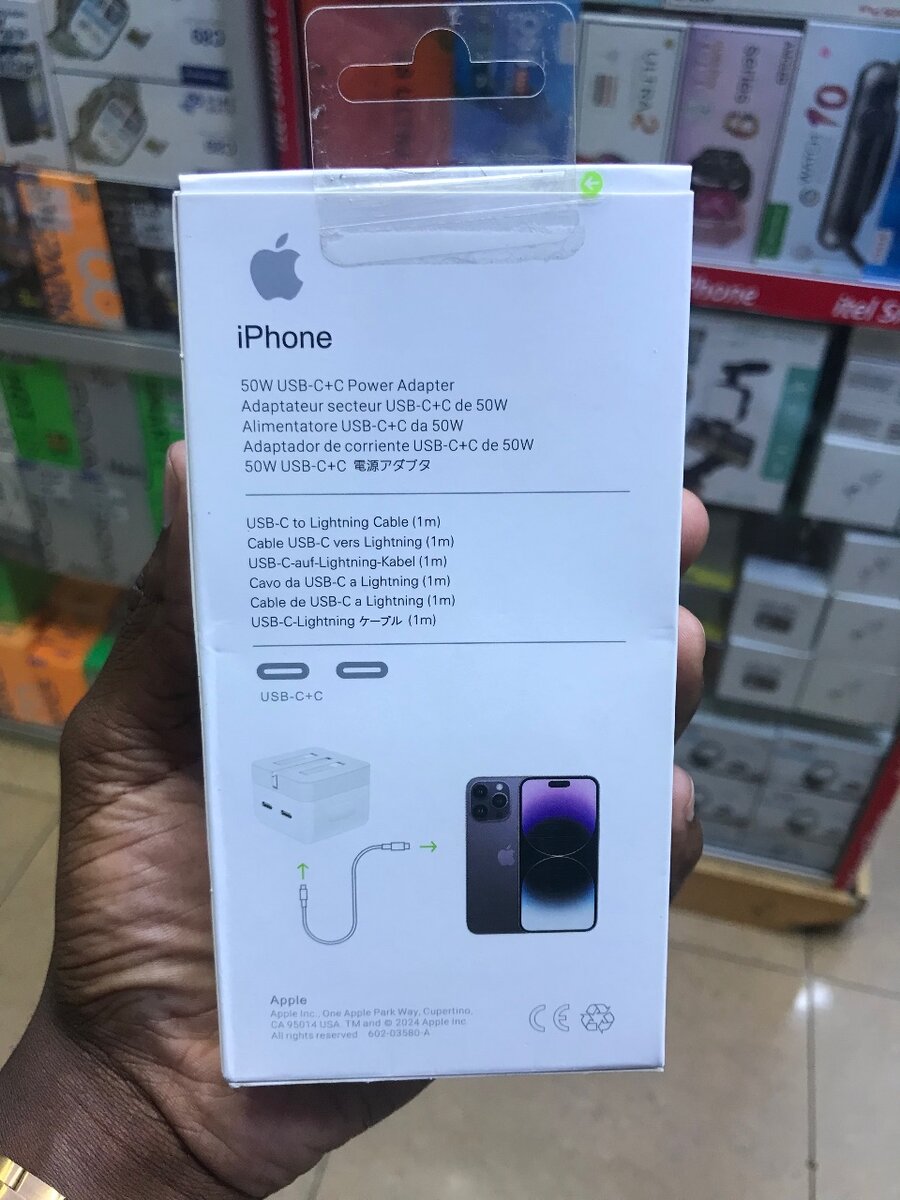 iPhone charger (50w 0utput fast charging )