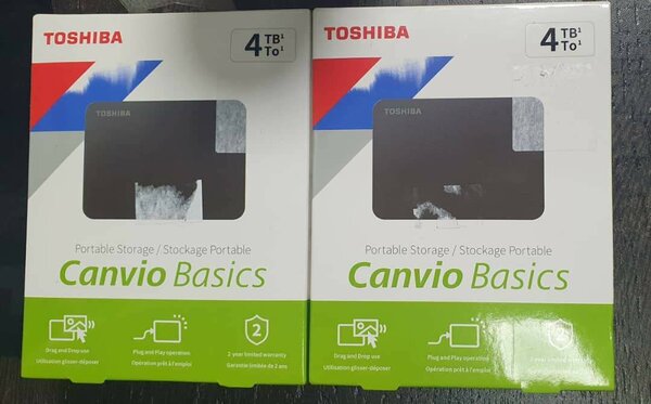 HDD externe Toshiba 4tera scélé