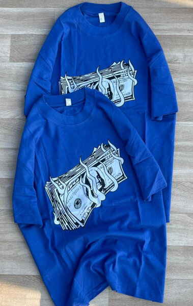 T-shirt unisexe motif dollars