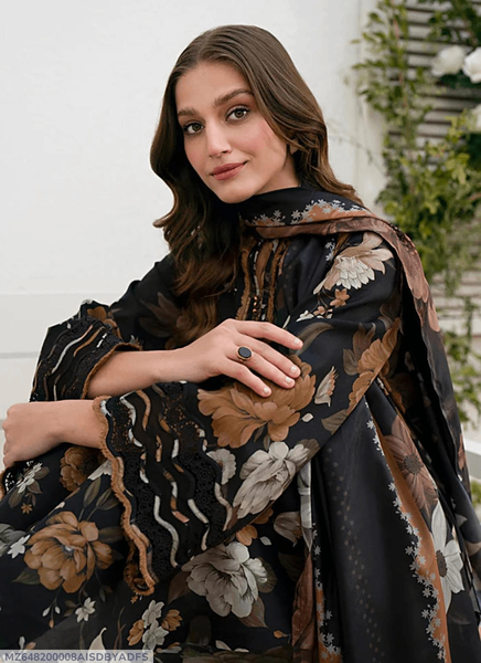 3pcs Women's Unstitched Linen Suit