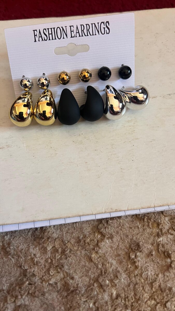 Ensemble Boucles d'Oreilles Mode