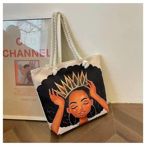 Sac fourre-tout illustré artistique