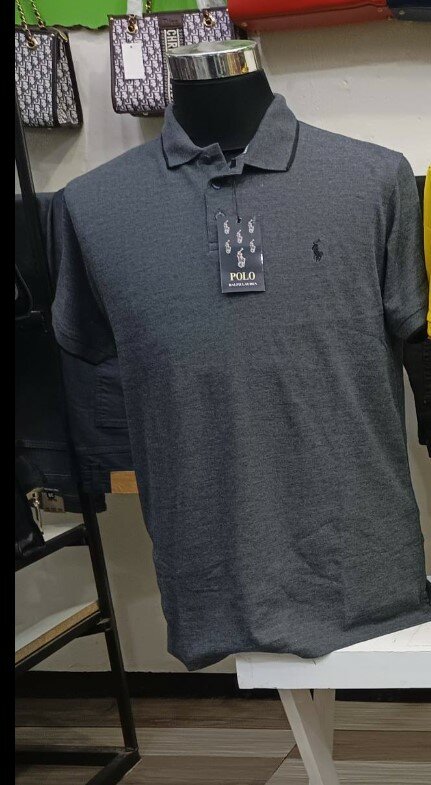 Stylish Men's Polo Shirt Ralph Laurent grey