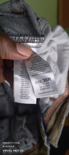 Jeans homme bleu taille 36R