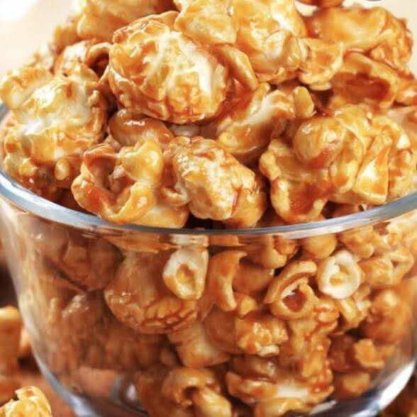 Délicieux pop-corn caramel
