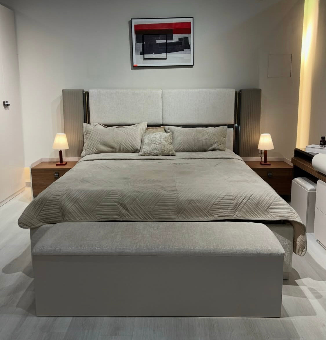 Lit double élégant moderne