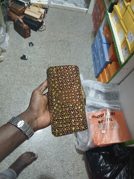 Pochette en tissu ethnique