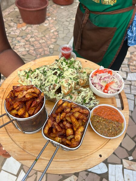 1 poulet et demi + alloco + aT