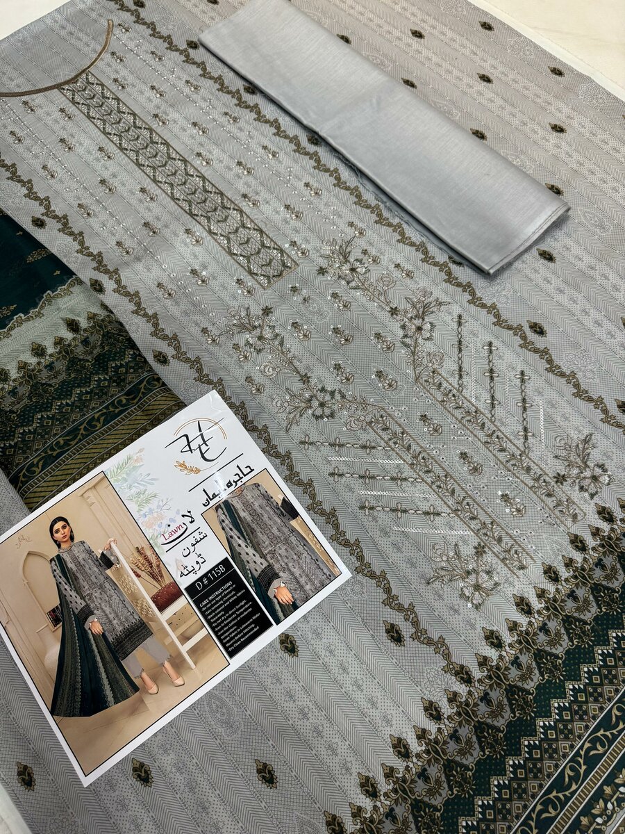 Rijaz Fashion Embroidery Lawn