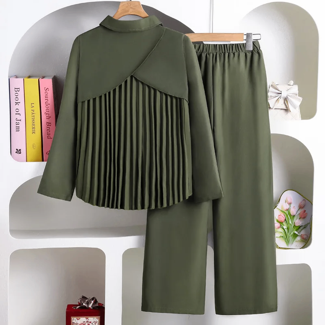 Ensemble vert ample chic