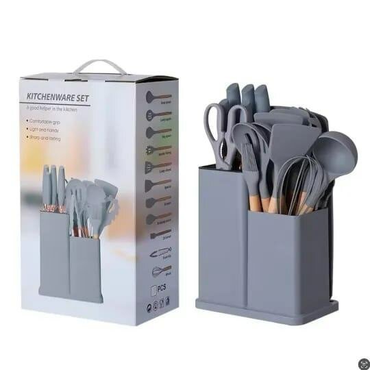 Set d'ustensiles cuisine silicone