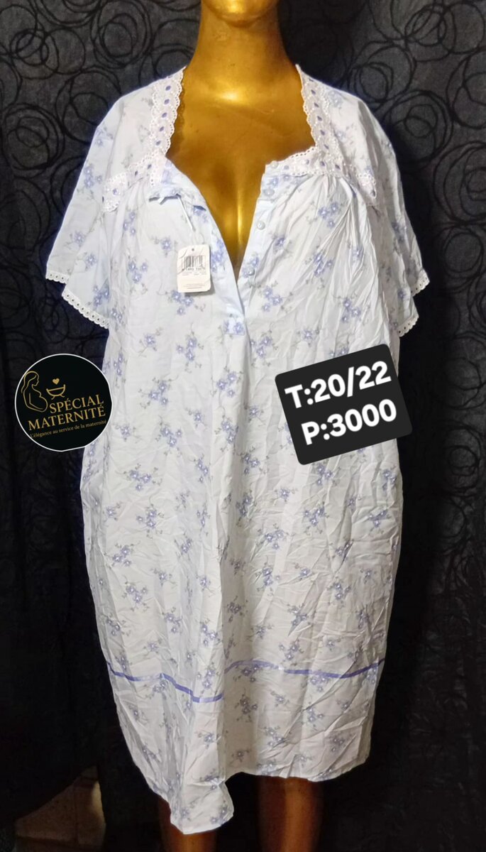 Chemise de nuit maternité