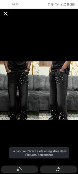 Jeans homme tendance décontractée