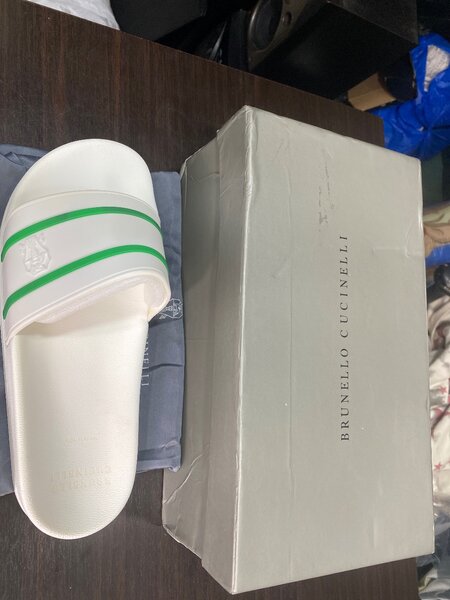 Sandales blanches Brunello