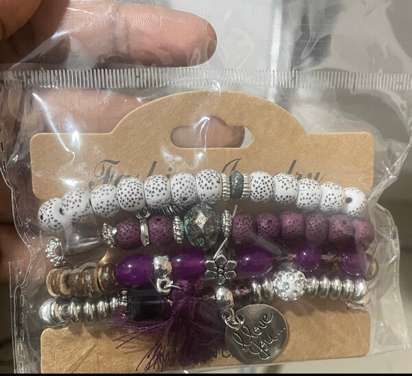 Bracelet Perlé Multi-couleurs