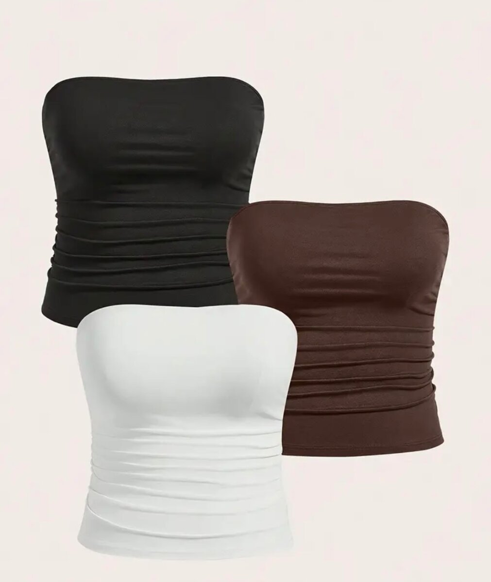 Топы без бретелек, базовый