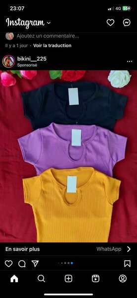 T-shirts Décontractés Colorés