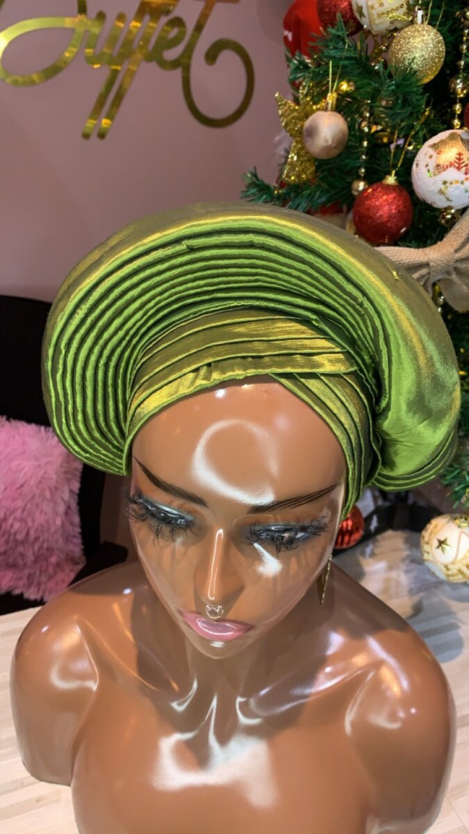 Already Made Wrapped Auto Gele