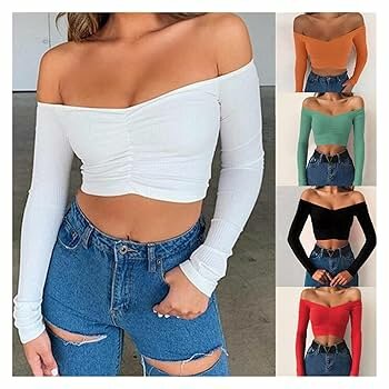 Top épaules dénudées femme