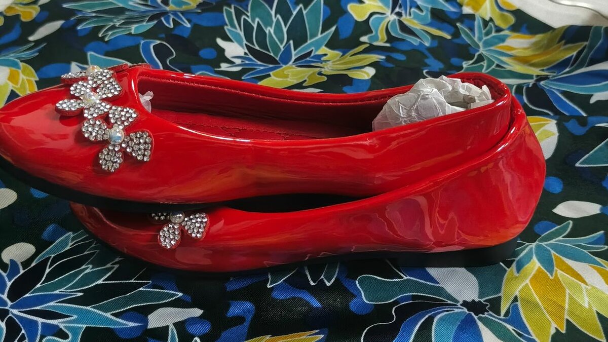 Ballerines rouges élégantes