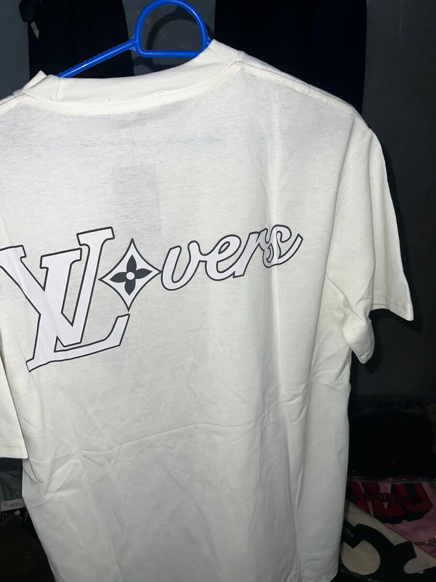 T-shirt blanc graphique