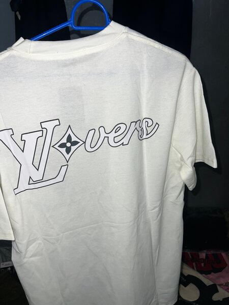 T-shirt blanc graphique