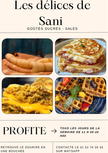 Les goûtés de Sani 