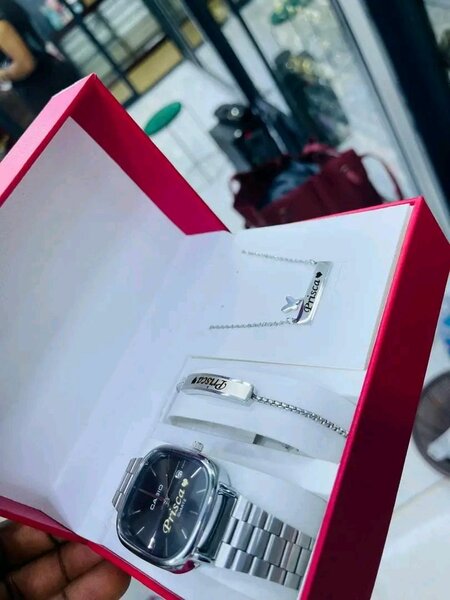 Montre élégante en acier inoxydable