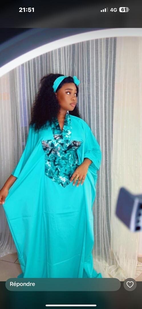 Robe Caftan Ample Élégante