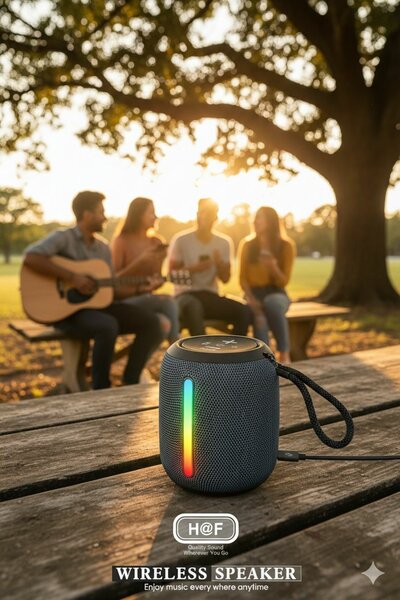 Enceinte Bluetooth Sans Fil H&F