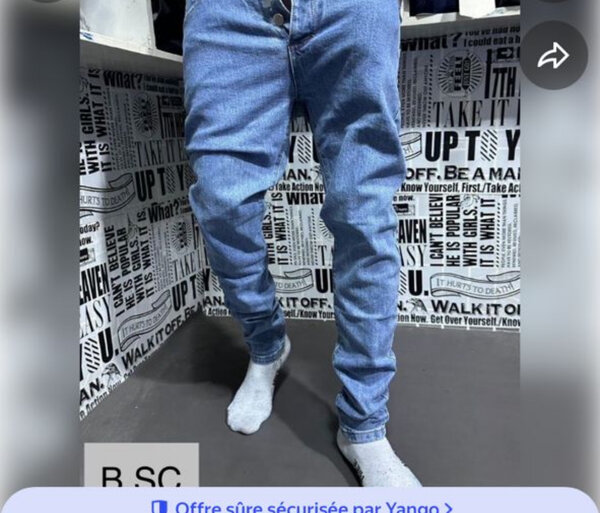 Jeans Slim Homme Confortables