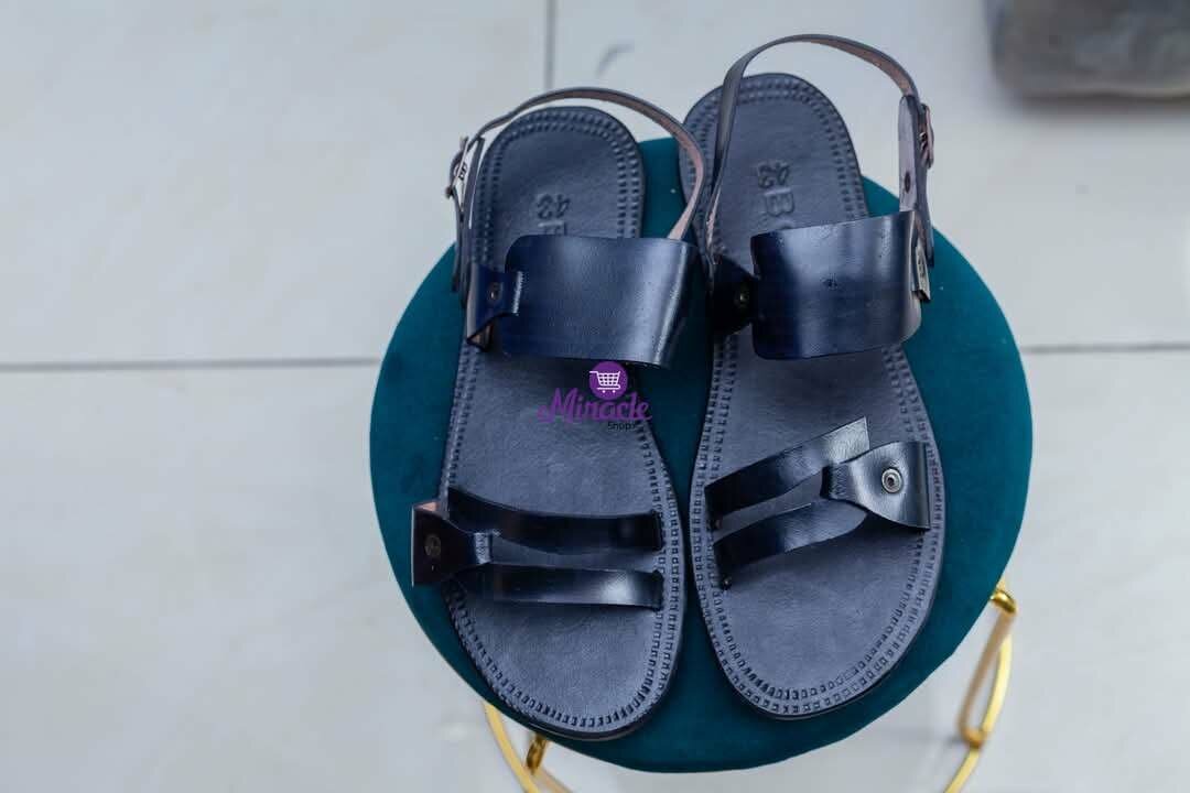 Sandales en cuir de ghana