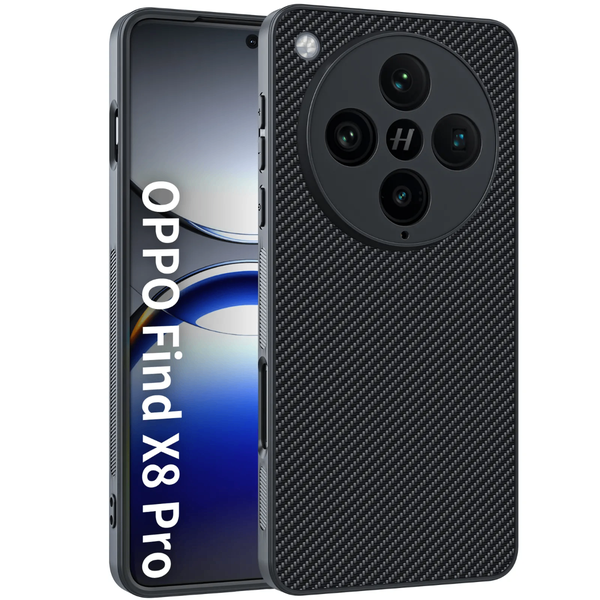 Coque Oppo find X8 pro (noir tissu)