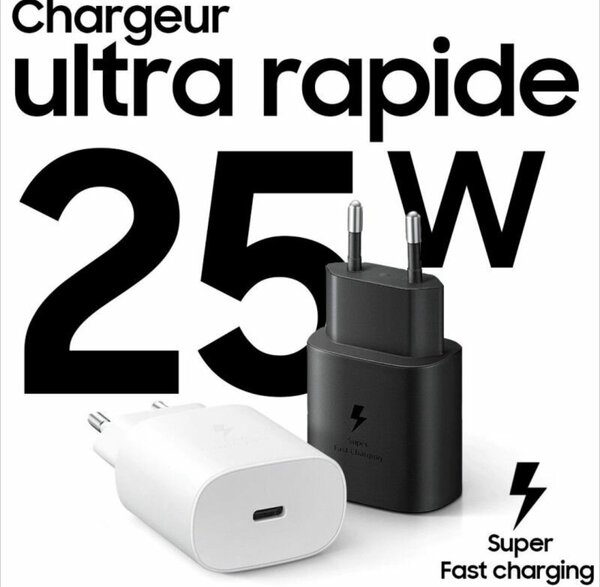 Chargeur USB-C 25W rapide