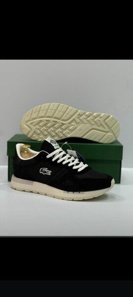 Baskets Noires en Cuir Homme